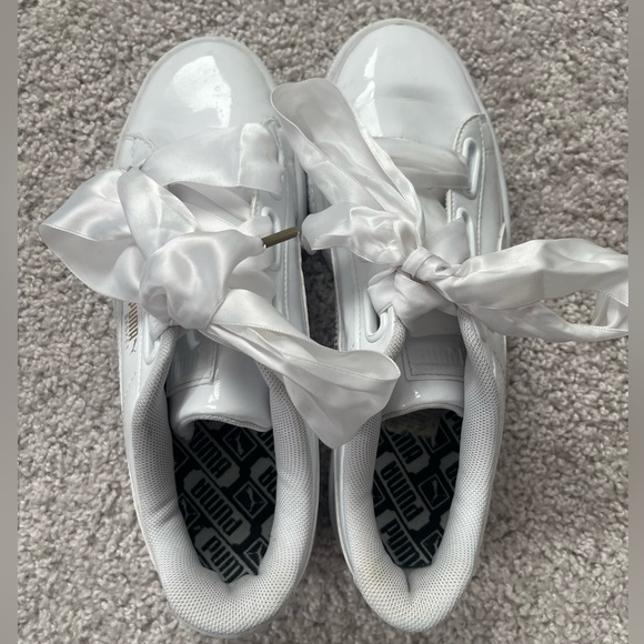 Puma Basket Bow Patent Sneakers - Picture 6 of 10